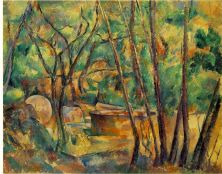 Haga click para ver la imagen ampliada well - millstone and cistern under trees.jpg